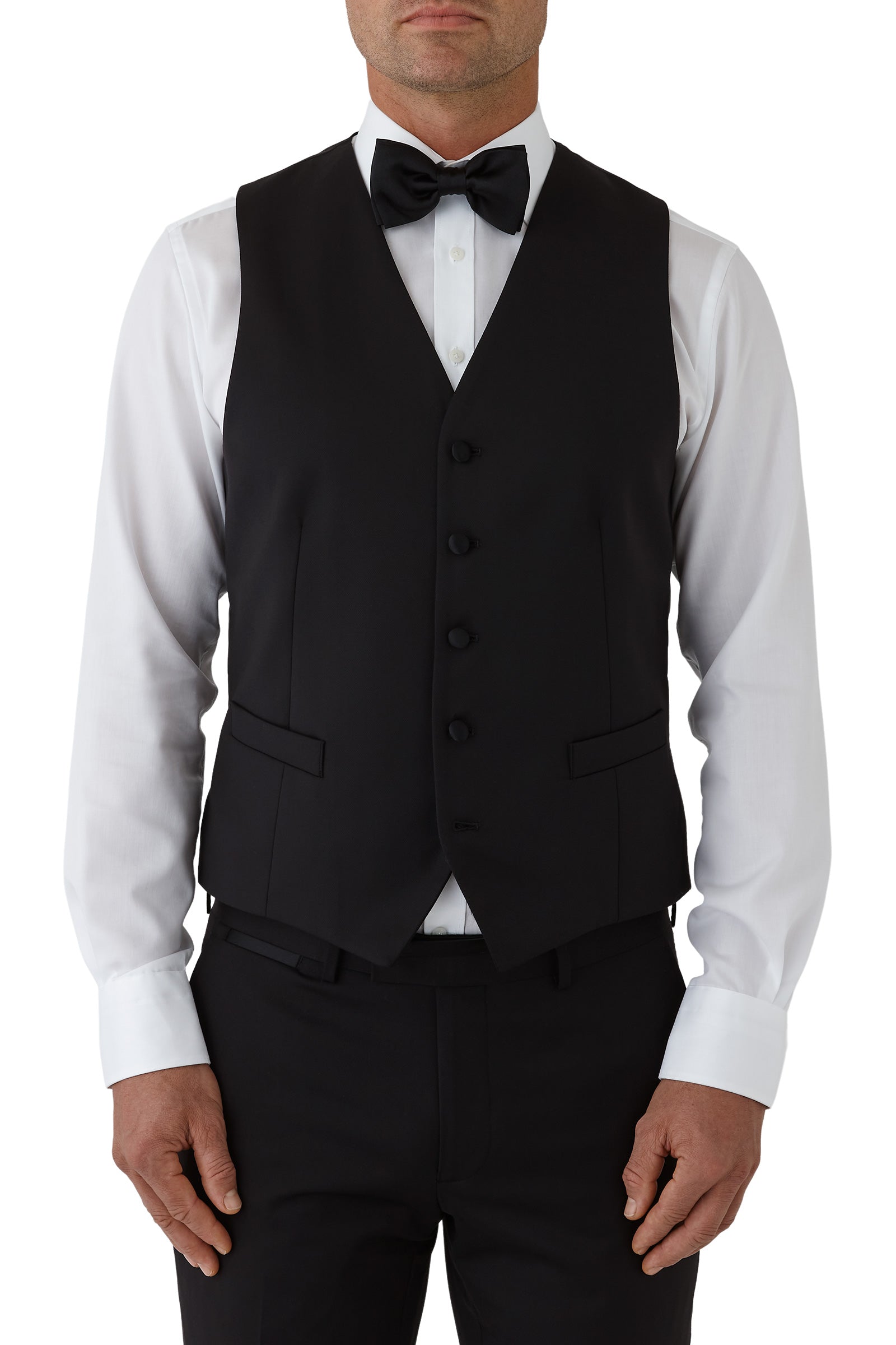 MAIL F6447 Waistcoat - Black
