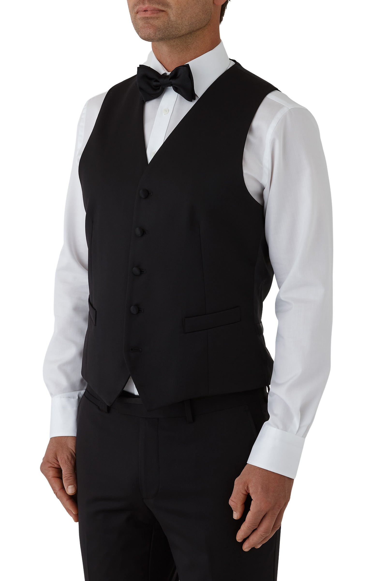 MAIL F6447 Waistcoat - Black