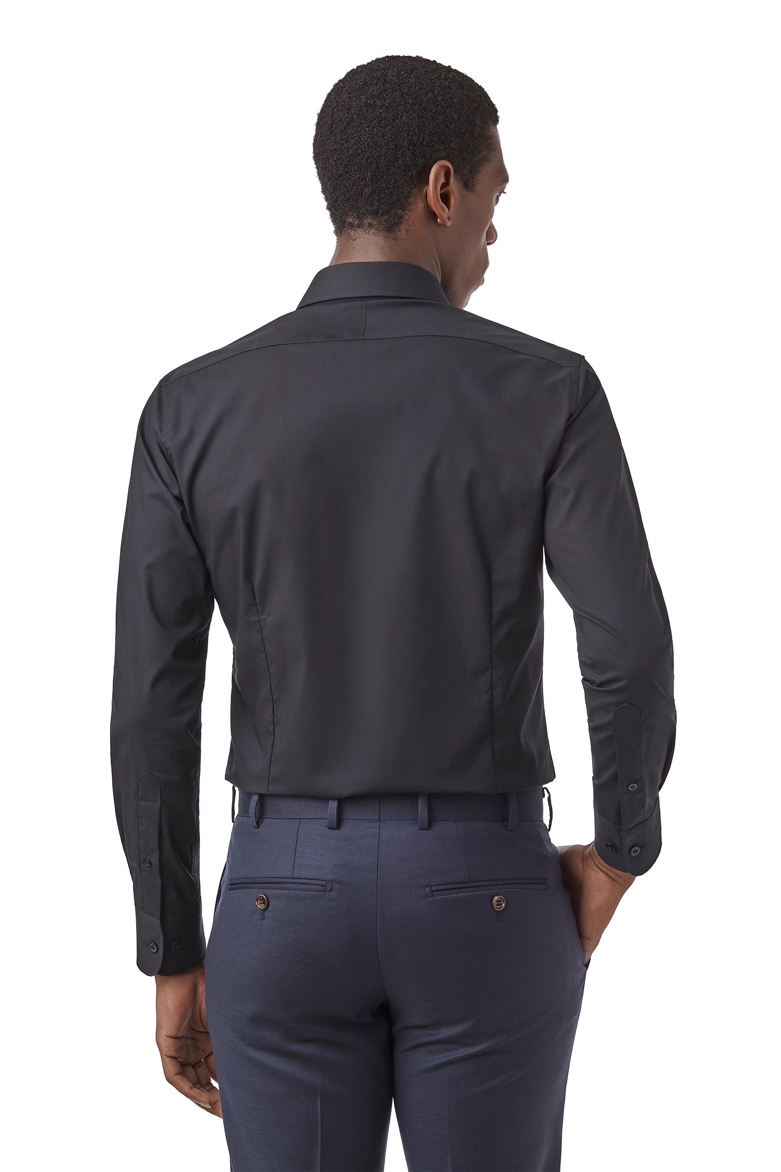 RATHDOWNE FGC054 Slim Shirt - Black