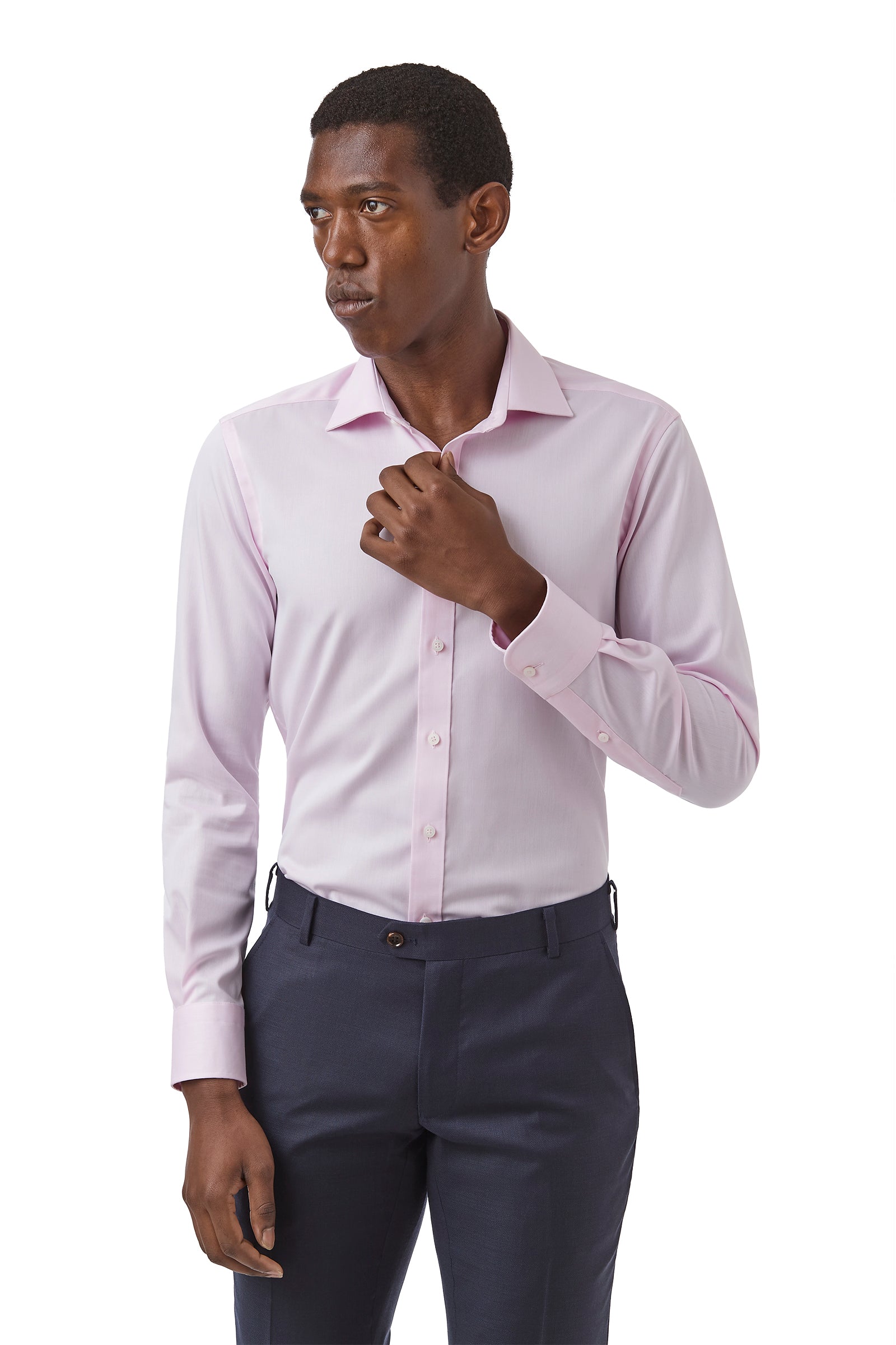 RATHDOWNE FGM709 Slim Shirt - Pink
