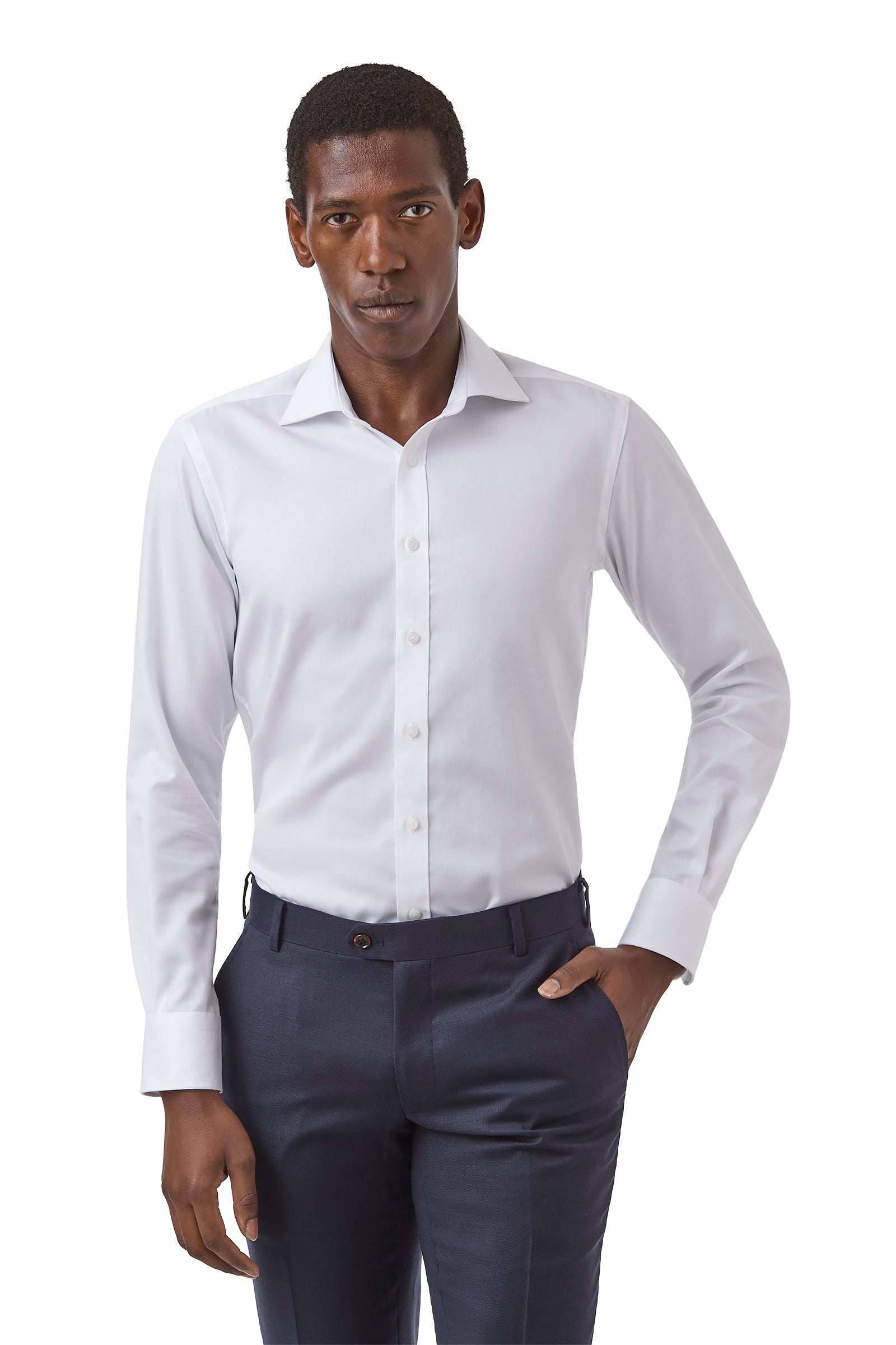 RATHDOWNE FGW014 Slim Shirt - White