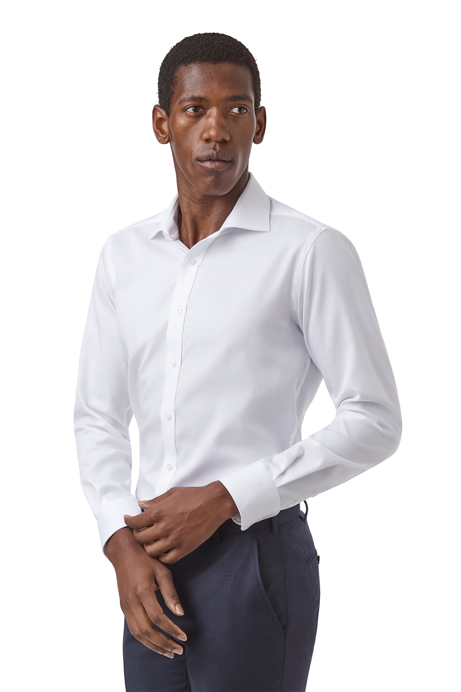 RATHDOWNE FGW014 Slim Shirt - White
