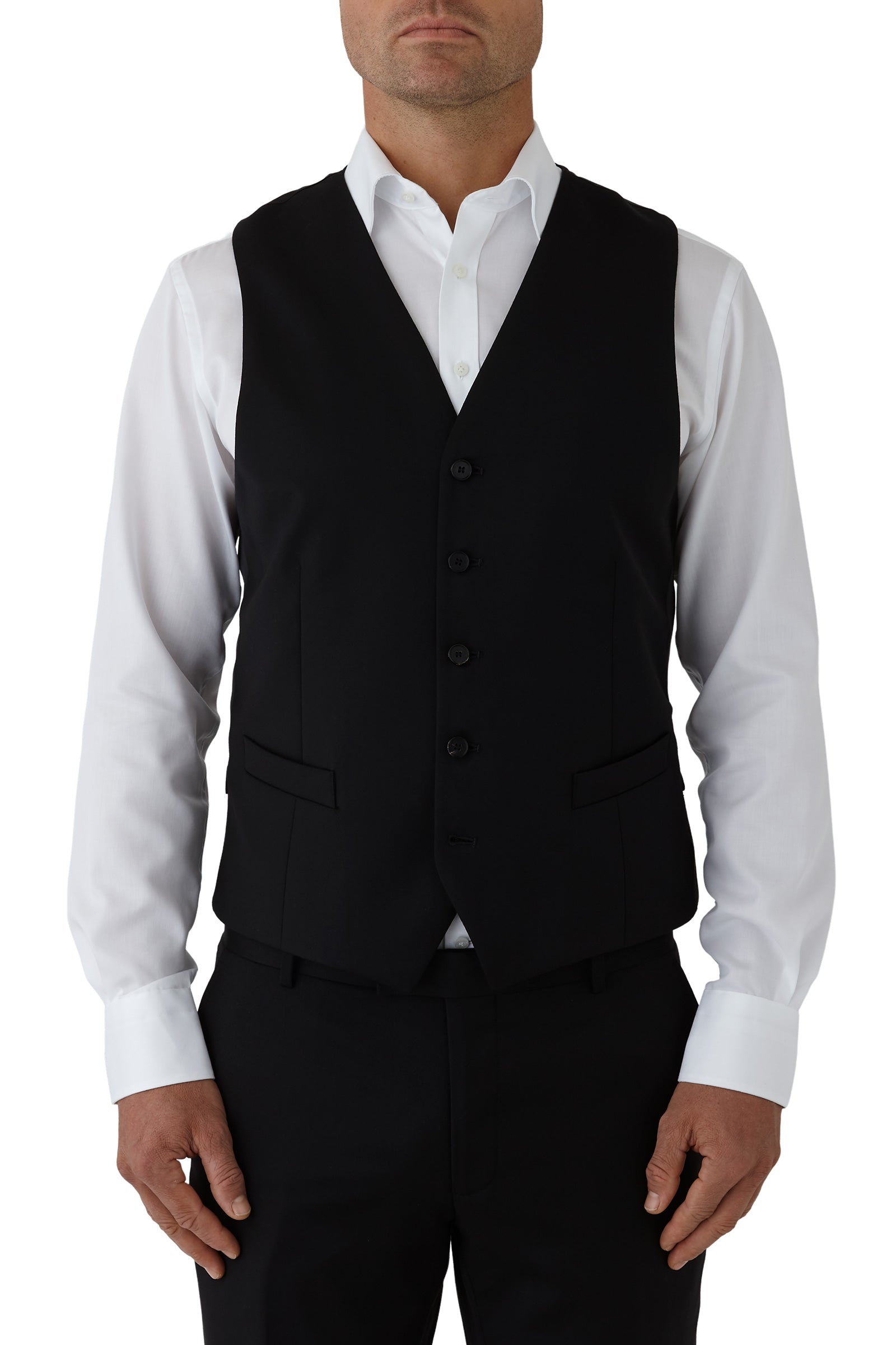 MAIL FJV032 Waistcoat - Black