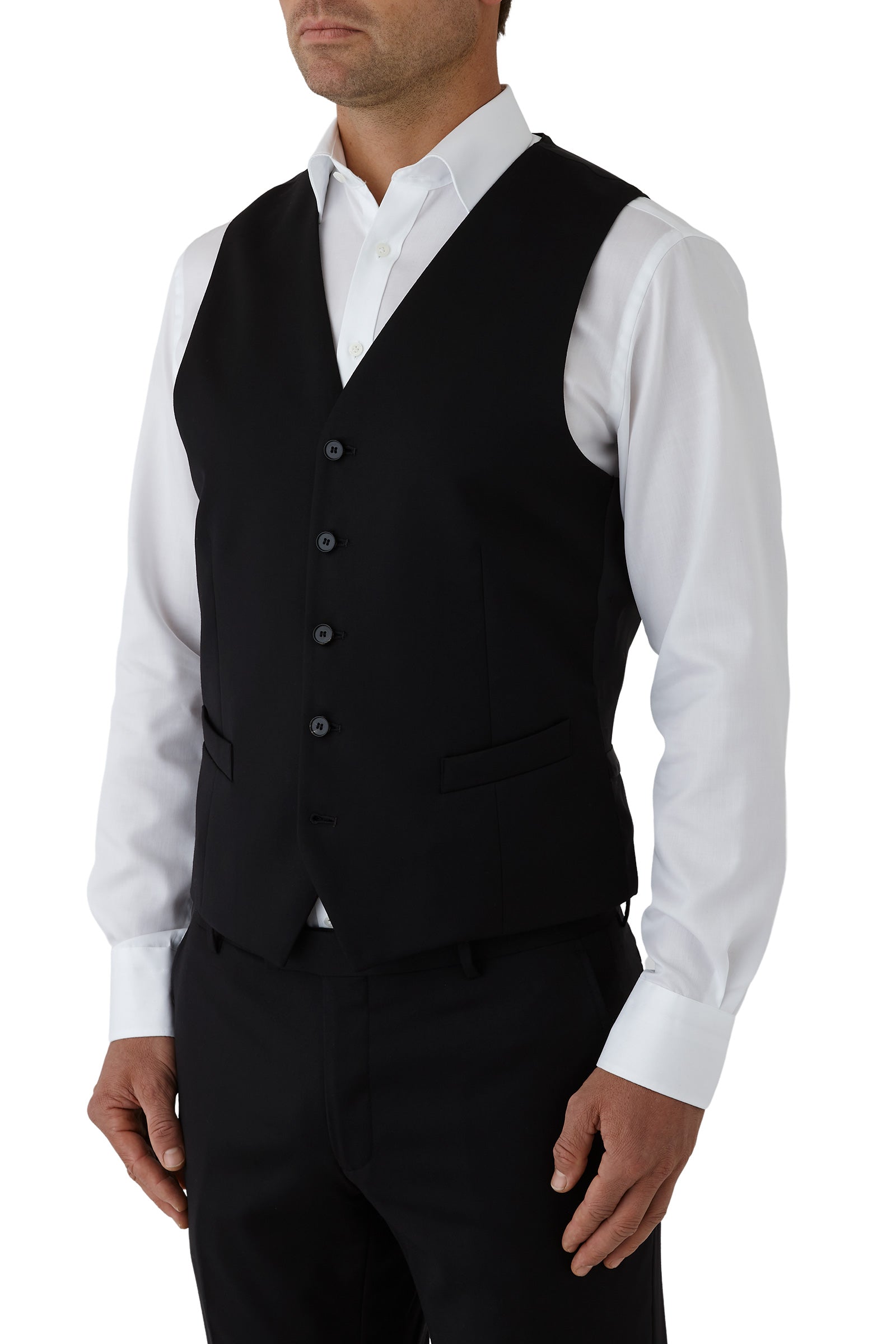 MAIL FJV032 Waistcoat - Black