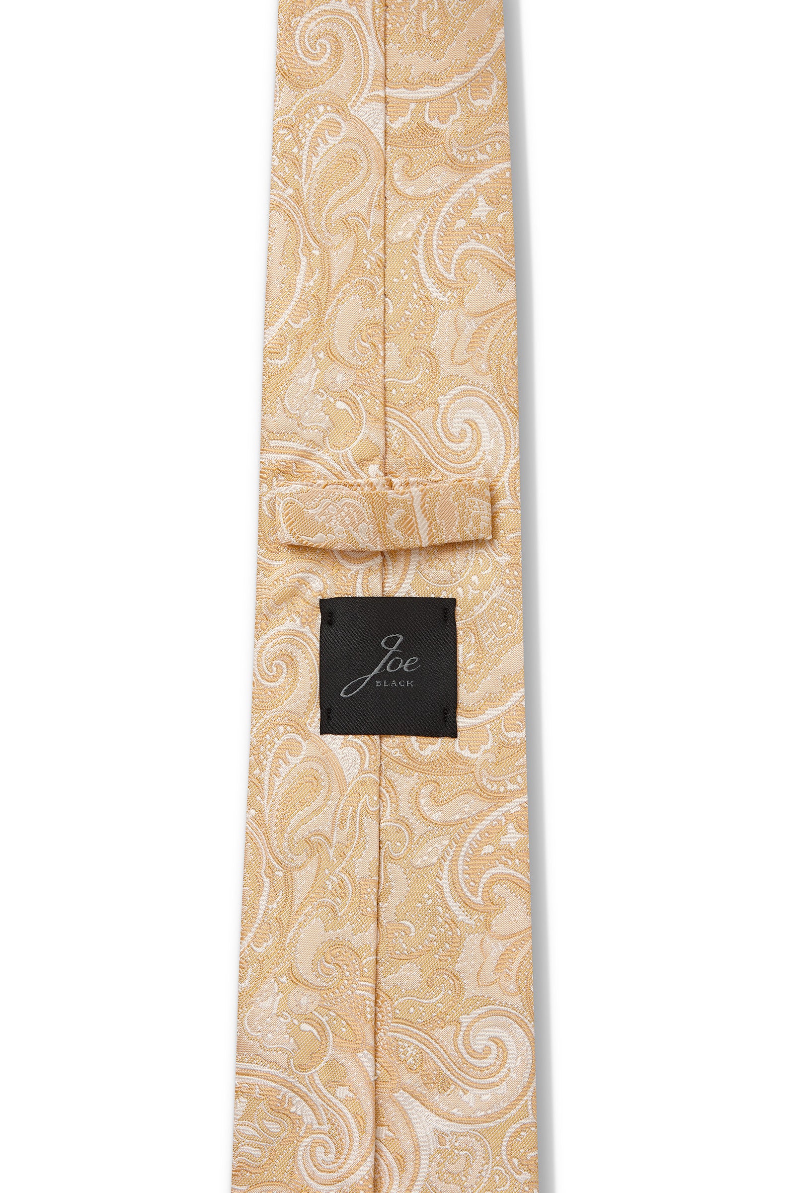 TONAL PAISLEY 7.5CM TIE - Gold