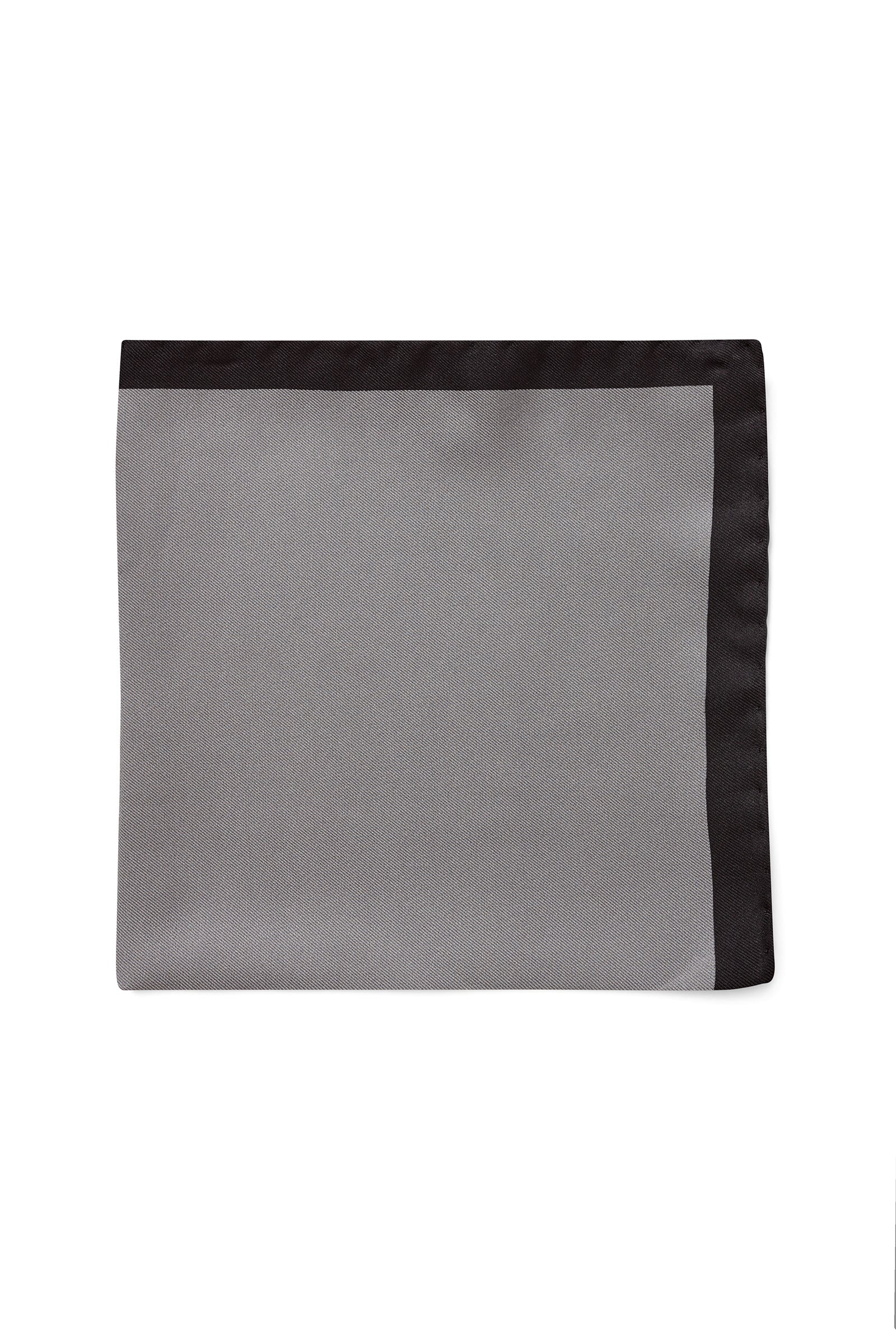 TONAL PAISLEY POCHETTE - CHARCOAL
