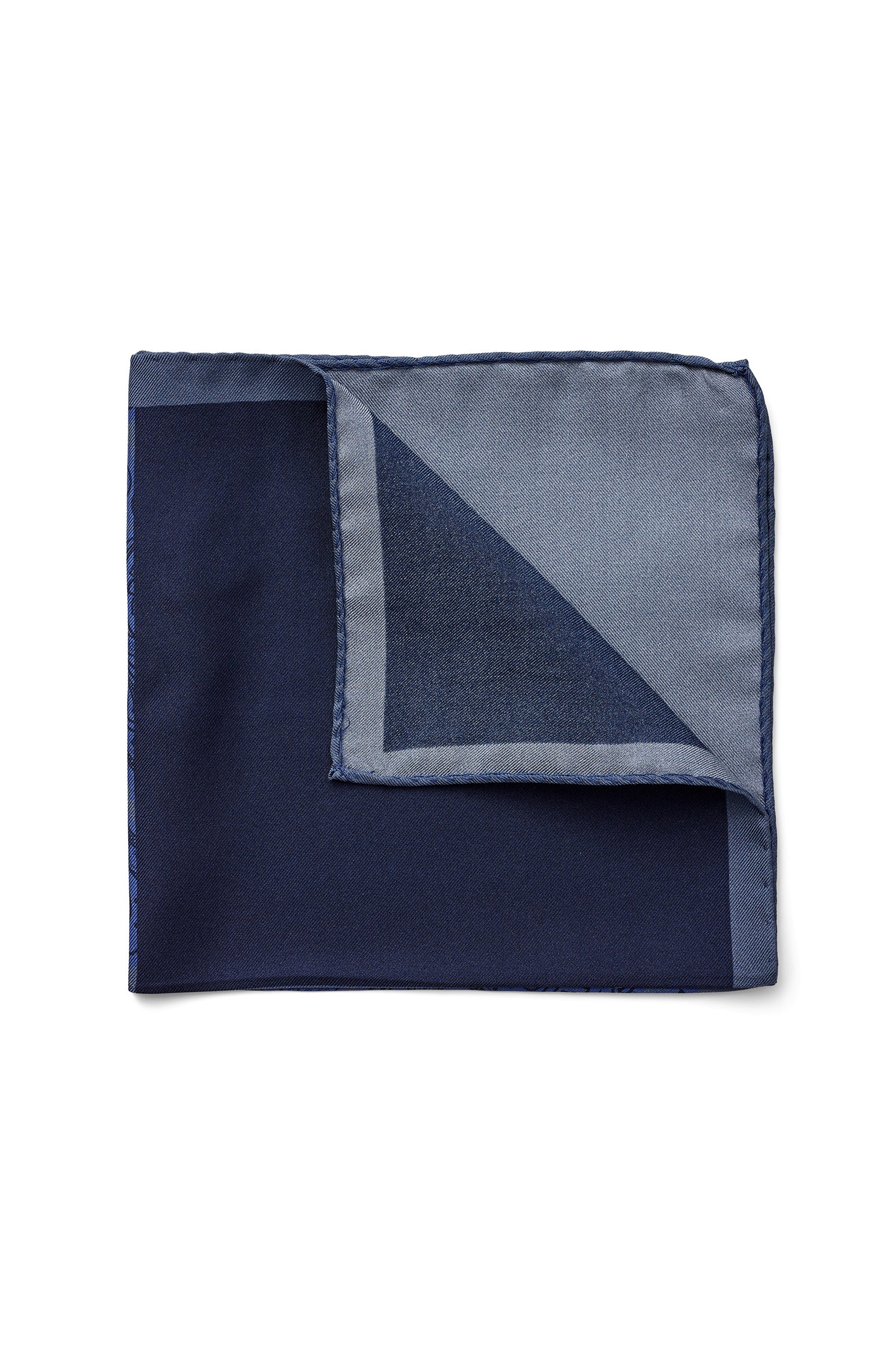 TONAL PAISLEY POCHETTE - NAVY