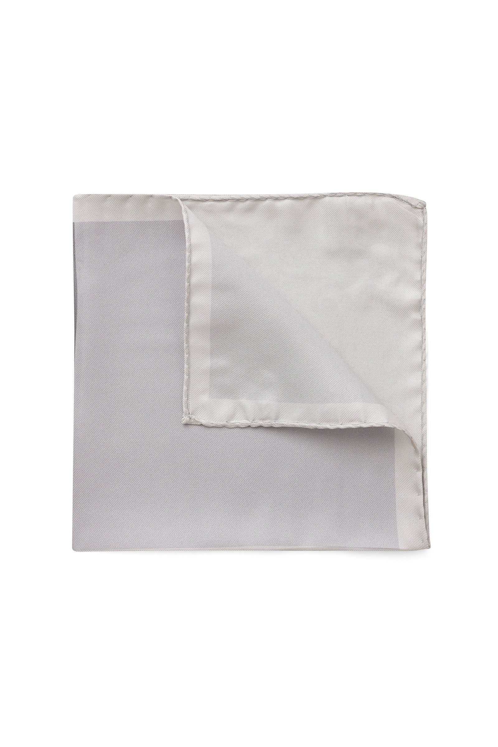 TONAL PAISLEY POCHETTE - SILVER