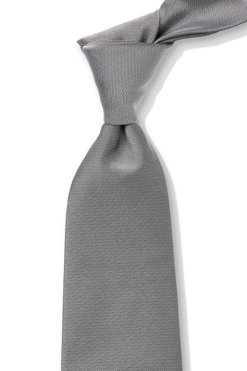 FORMAL 7.5CM TIE - Pewter Grey