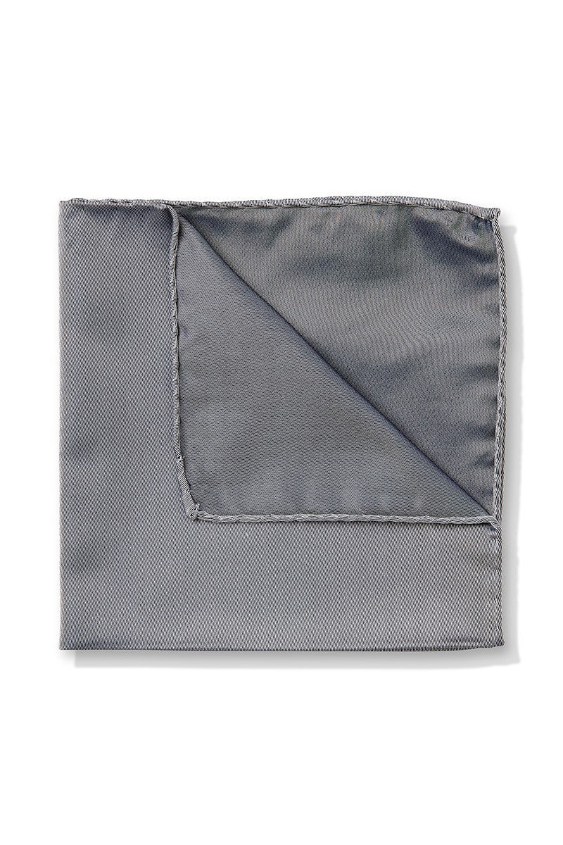 FORMAL POCKET SQUARE - PEWTER GREY