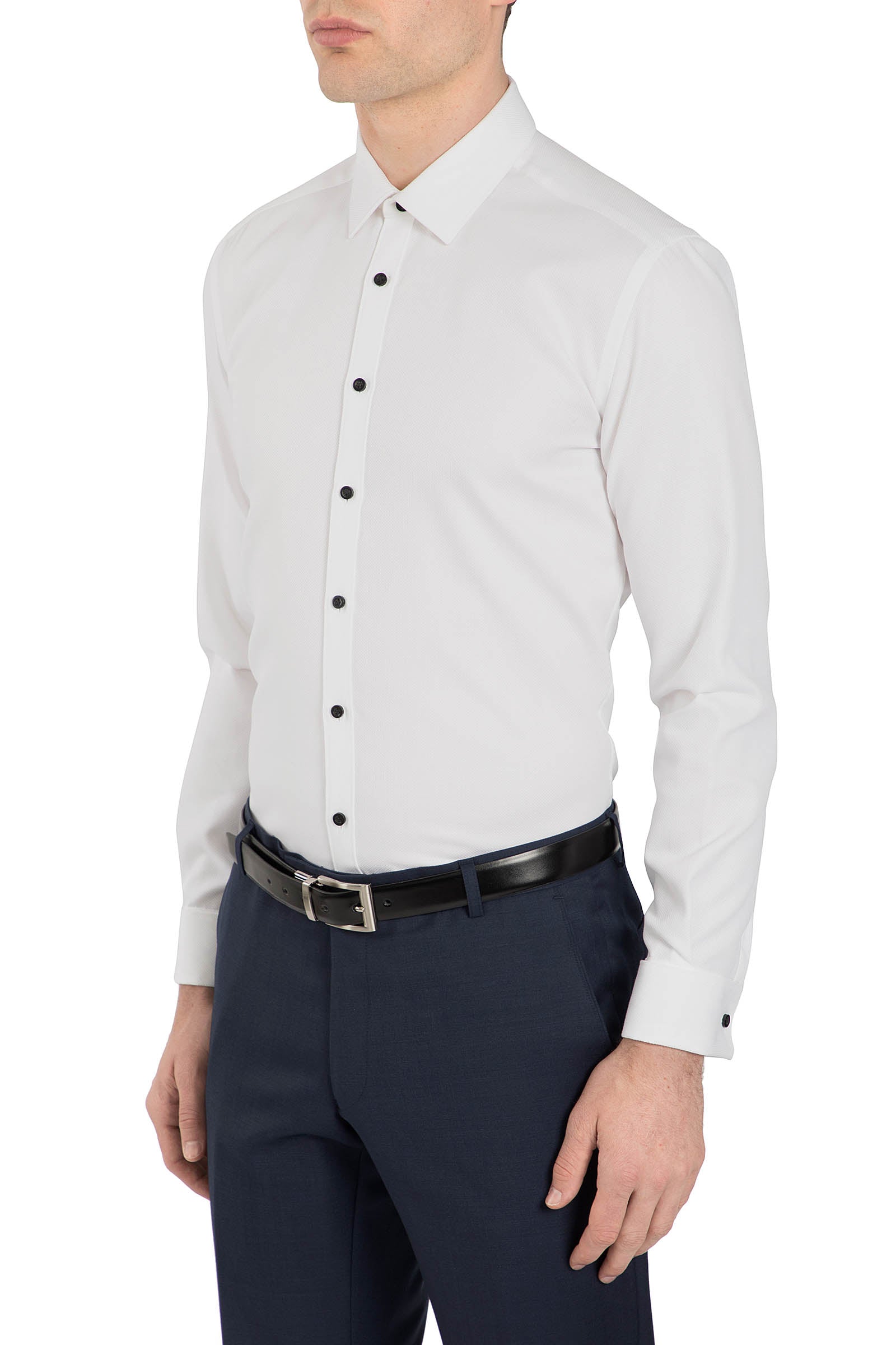 ARCHIE FRENCH CUFF Shirt - White