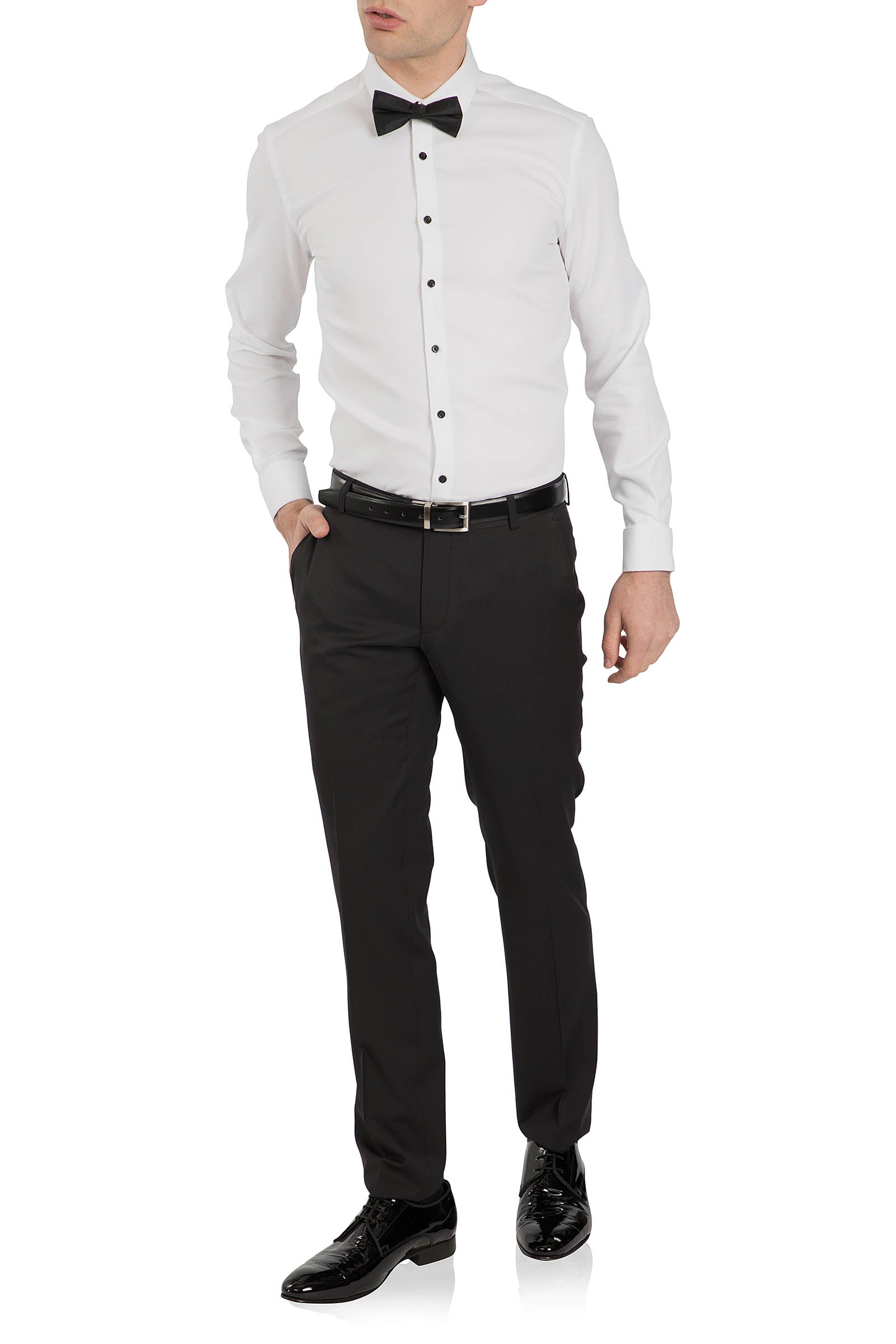 ARCHIE FRENCH CUFF Shirt - White