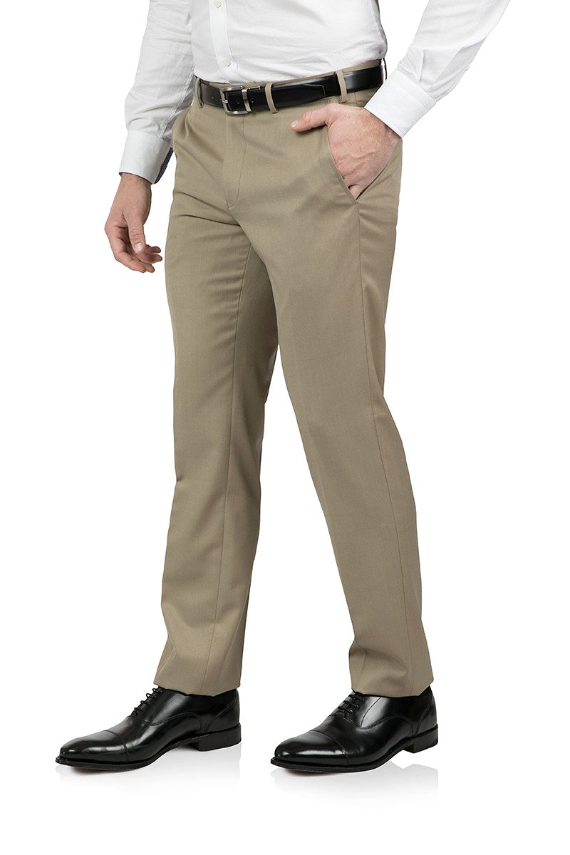 JETT (WASHABLE) TROUSER - Camel