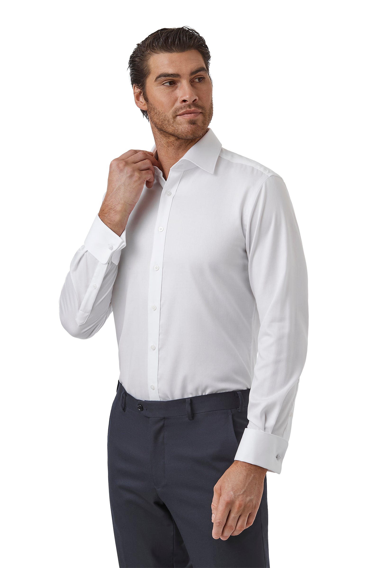 ELWOOD FCD050 French Cuff Shirt - White