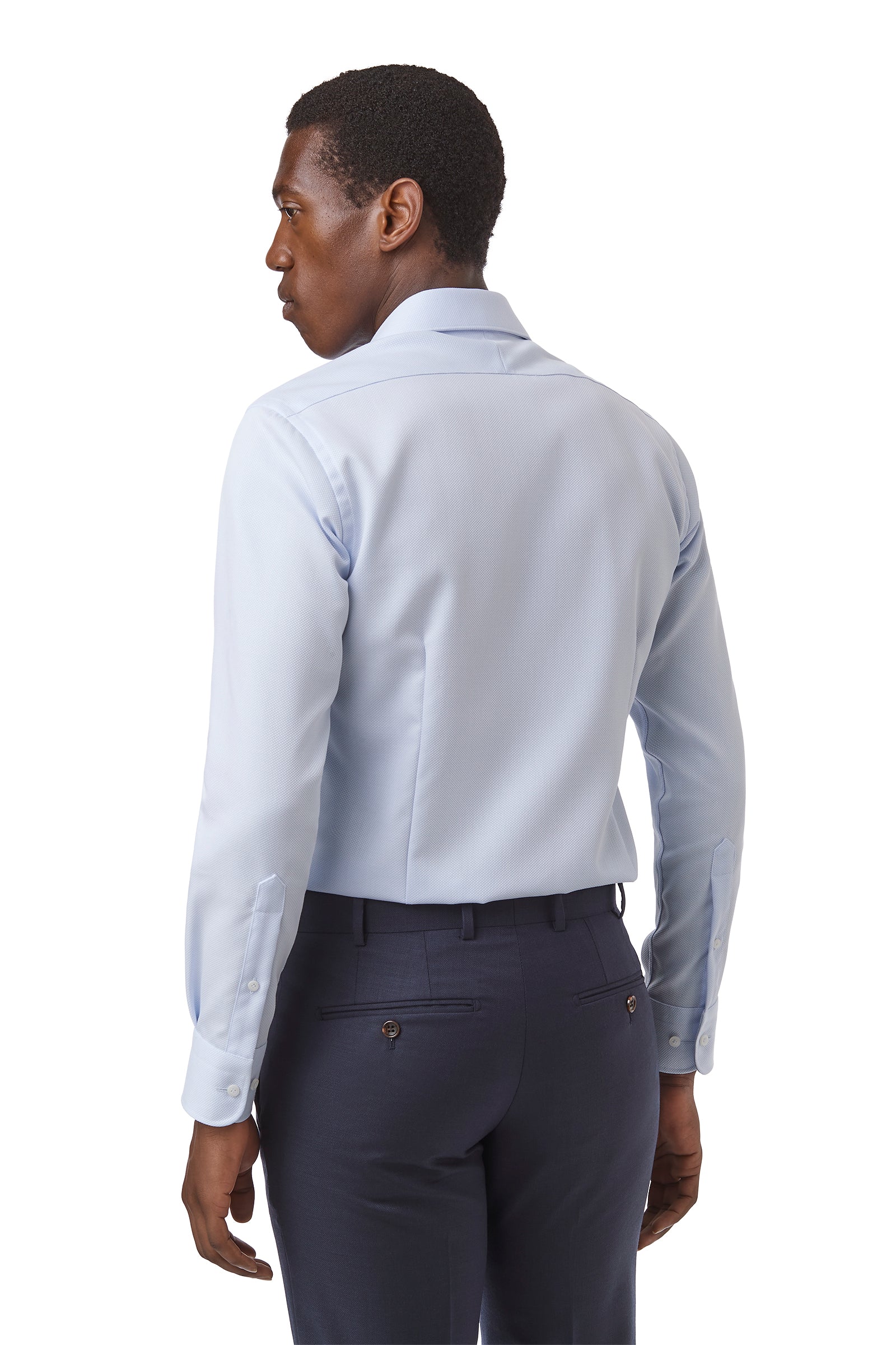RATHDOWNE FGB019 Slim Shirt - Blue