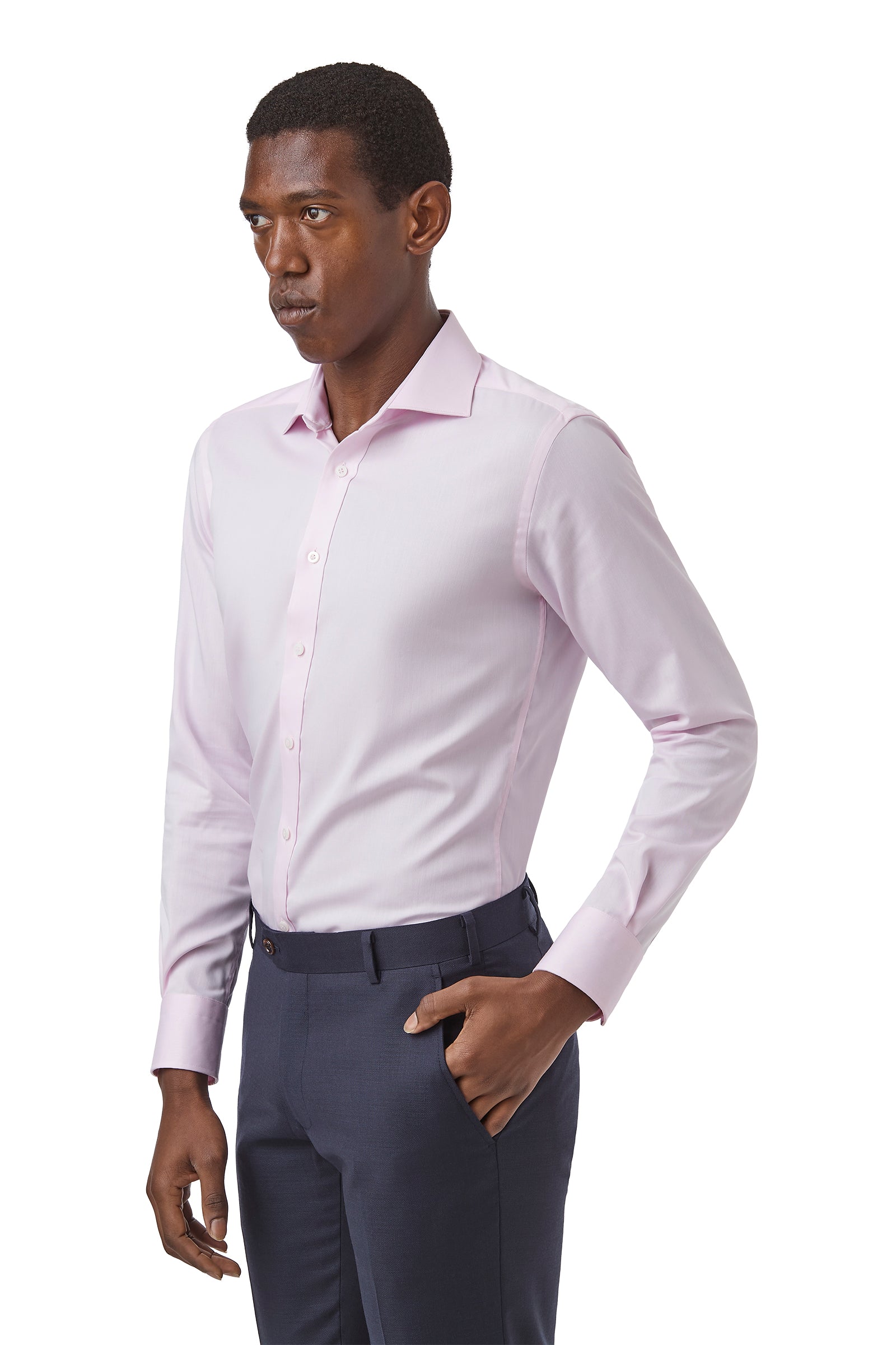 RATHDOWNE FGM709 Slim Shirt - Pink