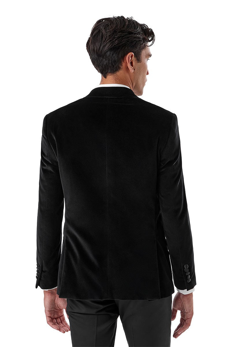 Black Velvet Barlow Dinner Jacket – Slim Fit