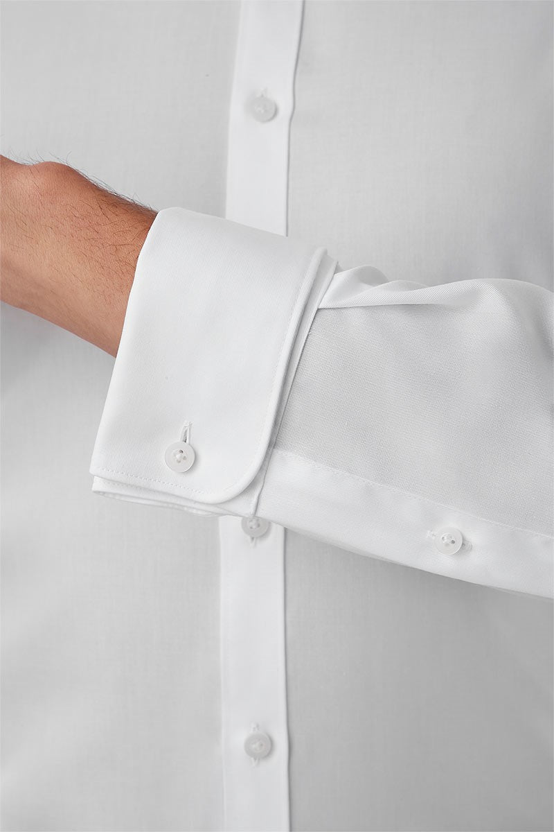 ARCHIE FRENCH CUFF Shirt - White