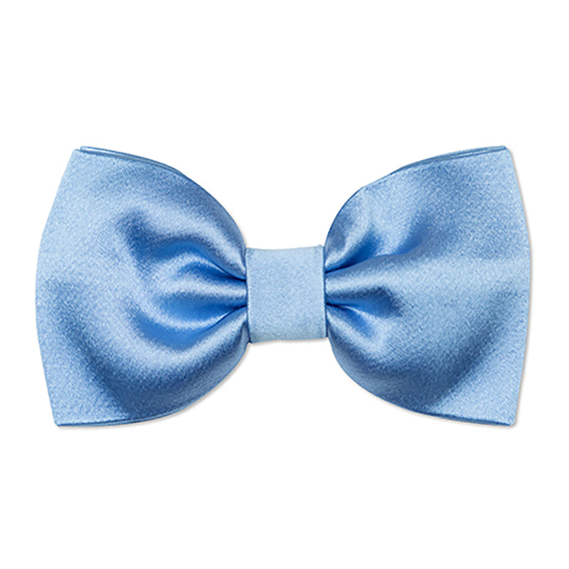 Joe Black blue silk bow tie
