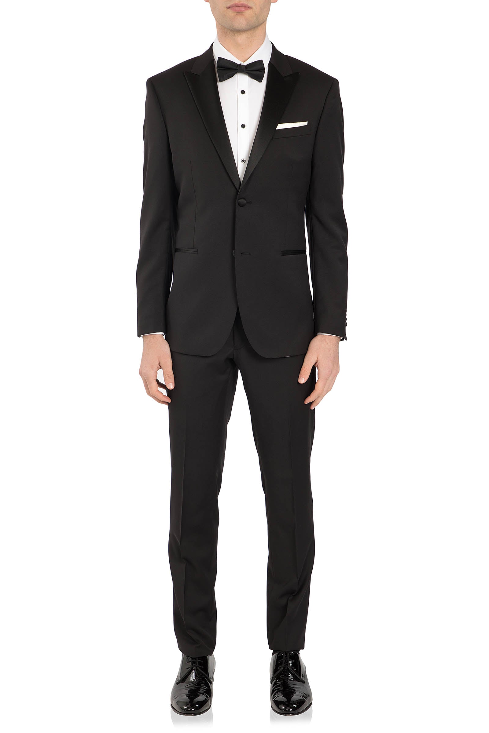 QUANTUM Tuxedo Jacket - Black